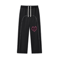 Contrast-Stitched Fleece Sweatpants
