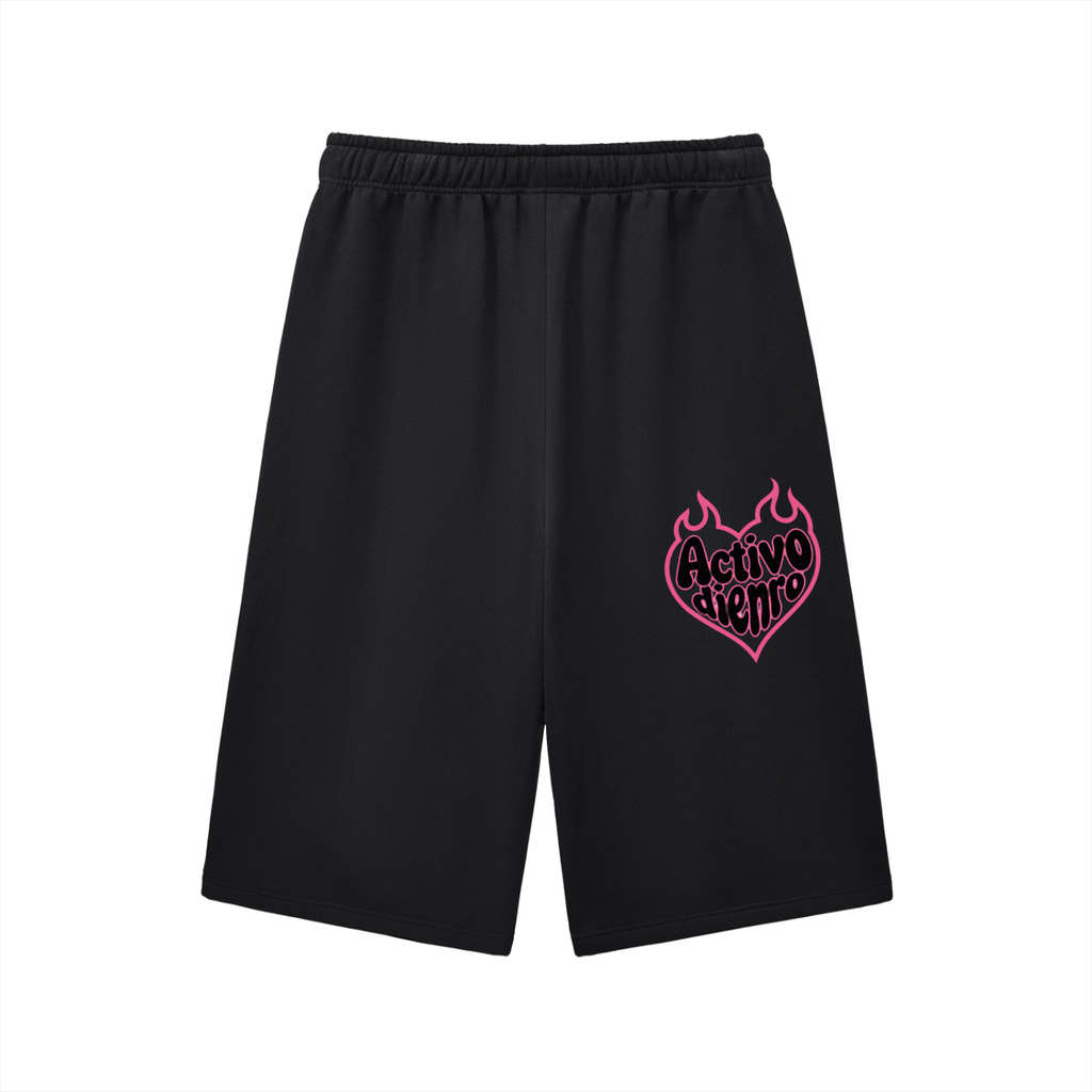 Relaxed Drawstring Three-quarter Sweatpants